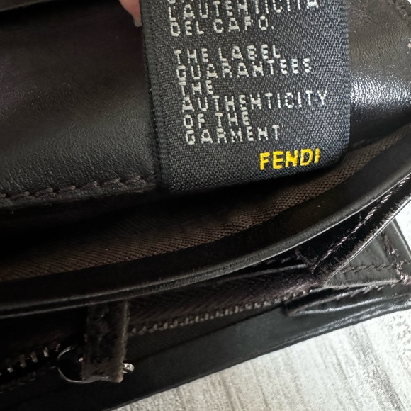 Fendi trifold brown canvas long wallet - Picture 8 of 13